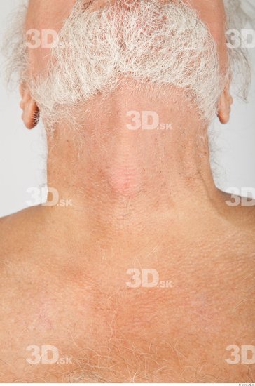 Neck Man White Average Wrinkles