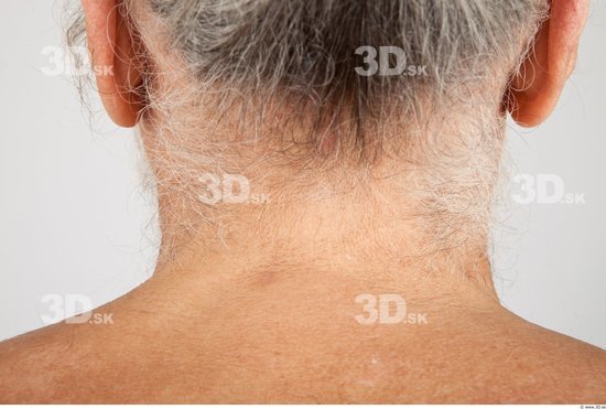 Neck Man White Average Wrinkles