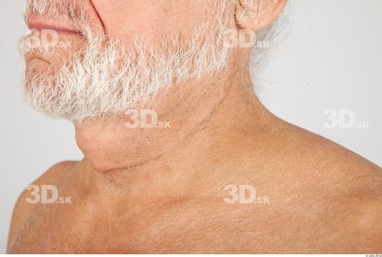 Neck Man White Average Wrinkles