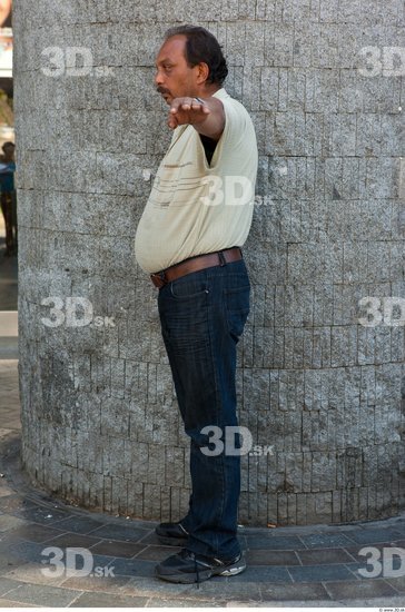 Whole Body Man T poses Casual Average Street photo references