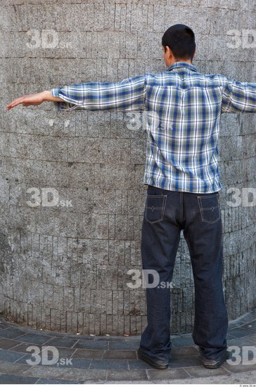 Whole Body Man T poses Casual Average Street photo references