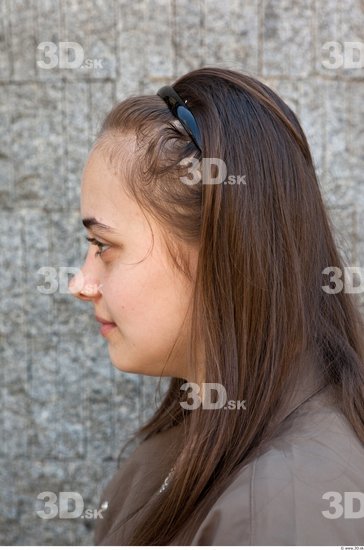 Head Woman Casual Average Street photo references