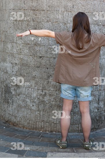 Whole Body Woman T poses Casual Average Street photo references