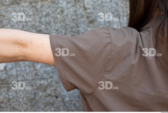 Arm Woman Casual Shirt T shirt Average Street photo references