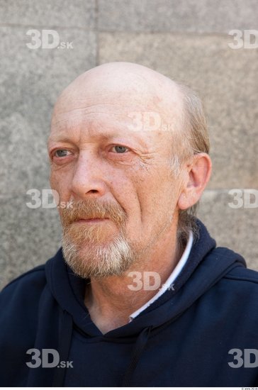 Head Man Casual Average Bald Street photo references