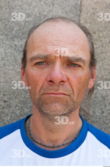 Head Man Casual Average Bald Street photo references