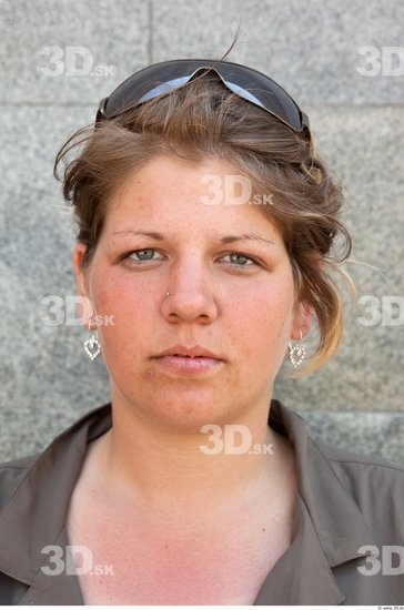 Head Woman Casual Average Street photo references