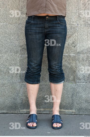 Leg Woman Casual Jeans Average Street photo references