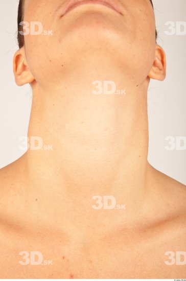 Neck Whole Body Woman Casual Slim Studio photo references