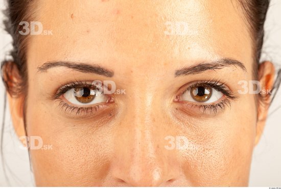 Eye Whole Body Woman Casual Slim Studio photo references