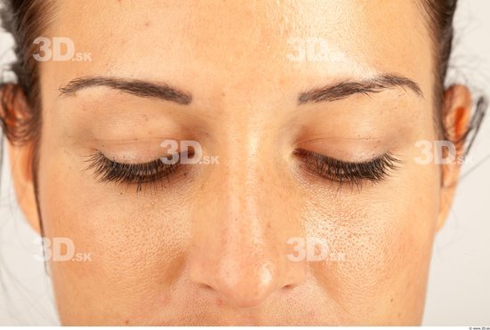 Eye Whole Body Woman Casual Slim Studio photo references