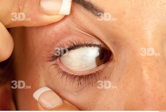 Eye Whole Body Woman Casual Slim Studio photo references