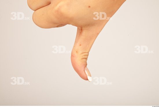 Fingers Whole Body Woman Casual Slim Studio photo references