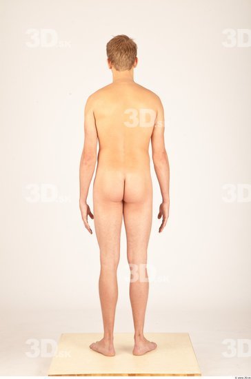 Whole Body Man Animation references Nude Casual Slim Studio photo references