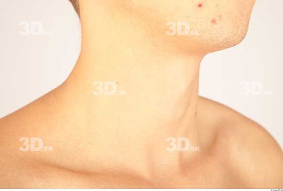 Neck Whole Body Man Casual Slim Studio photo references