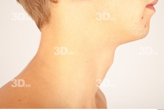 Neck Whole Body Man Casual Slim Studio photo references