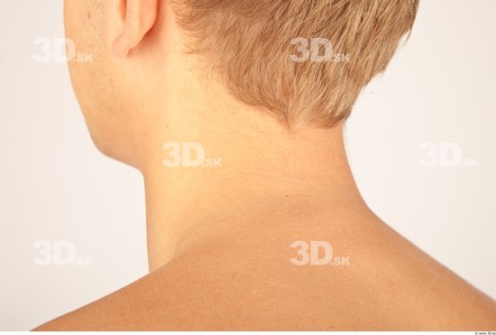 Neck Whole Body Man Casual Slim Studio photo references