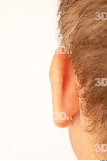 Ear Whole Body Man Casual Slim Studio photo references