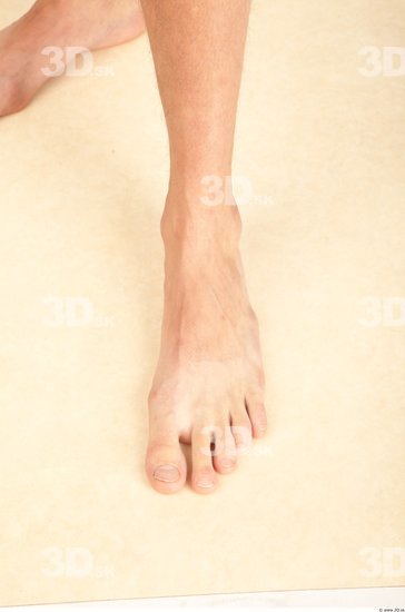 Foot Whole Body Man Nude Casual Slim Studio photo references