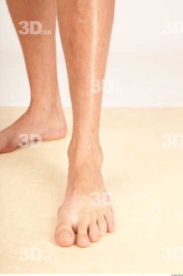 Foot Whole Body Man Nude Casual Slim Studio photo references