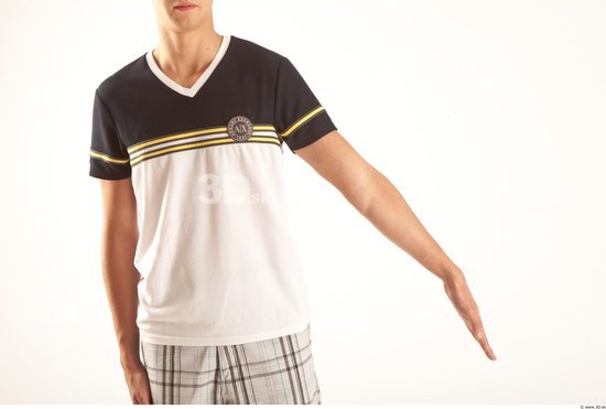 Arm Man Animation references White Casual T shirt Slim