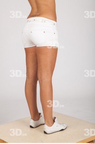 Leg Whole Body Woman Casual Shorts Average Studio photo references