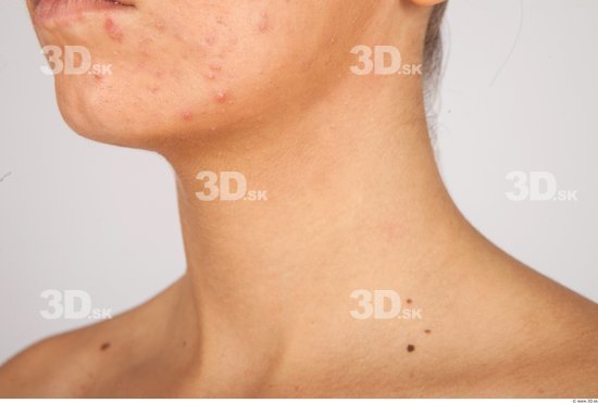 Neck Whole Body Woman Casual Average Studio photo references