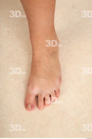 Foot Whole Body Woman Nude Casual Average Studio photo references