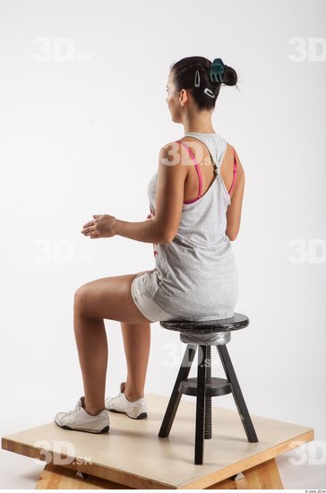 Whole Body Woman Artistic poses White Casual Average