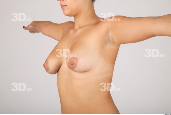 Belly Whole Body Woman Nude Casual Slim Studio photo references