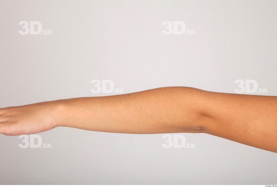 Forearm Whole Body Woman Nude Casual Slim Studio photo references