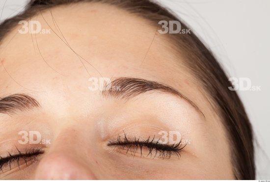 Eye Whole Body Woman Casual Slim Studio photo references