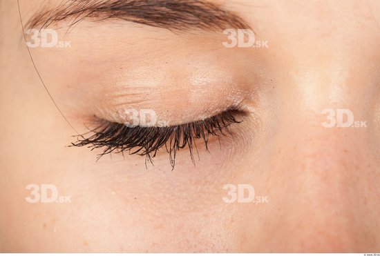 Eye Whole Body Woman Casual Slim Studio photo references