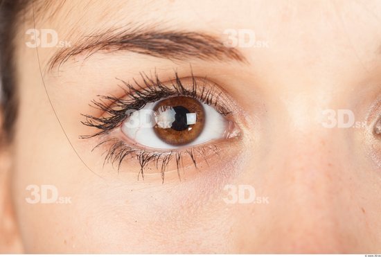 Eye Whole Body Woman Casual Slim Studio photo references