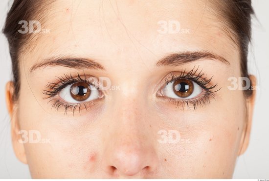 Eye Whole Body Woman Casual Slim Studio photo references