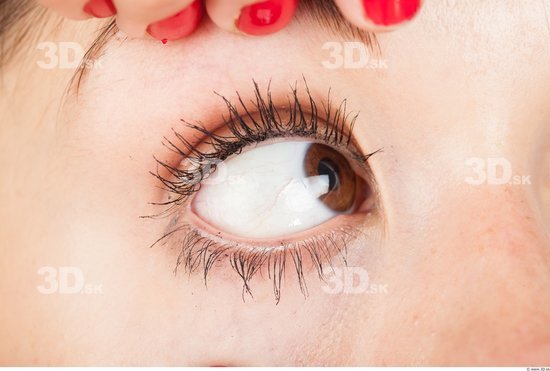 Eye Whole Body Woman Casual Slim Studio photo references