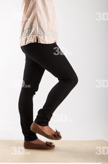 Leg Woman Animation references White Casual Trousers Slim