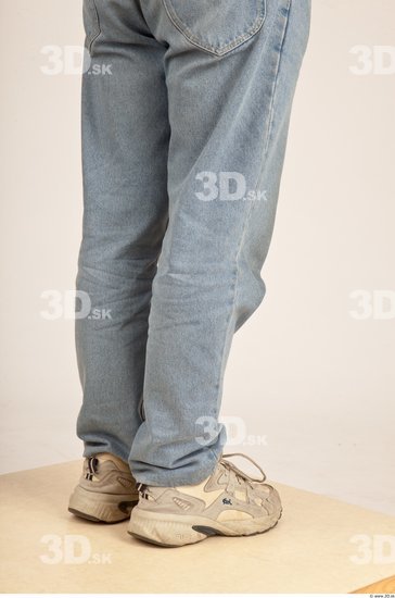 Calf Whole Body Man Casual Jeans Average Studio photo references