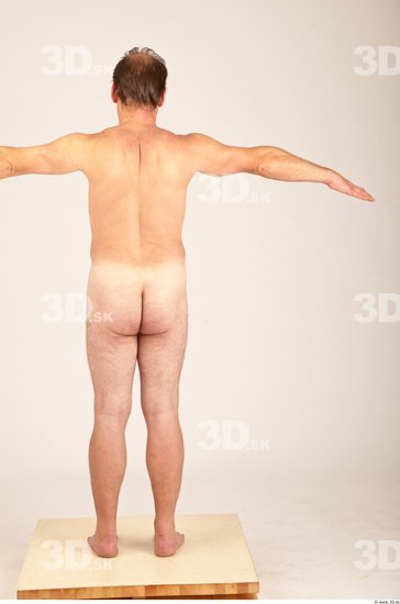 Whole Body Man T poses Nude Casual Average Studio photo references