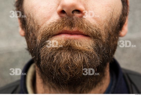 Mouth Casual Average Bearded Street photo references