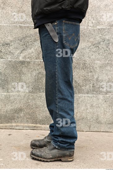 Leg Casual Jeans Average Street photo references