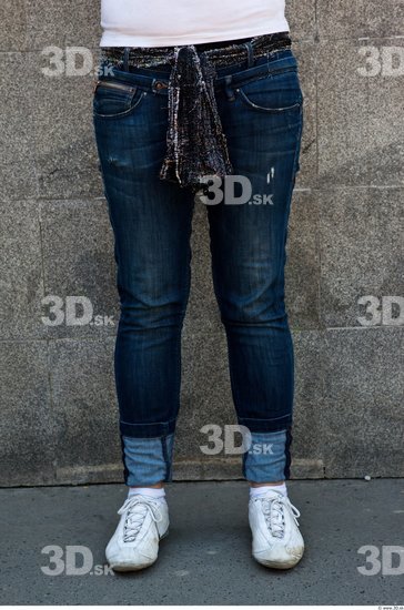 Leg Woman Casual Jeans Average Street photo references