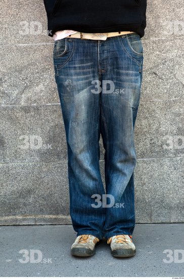 Leg Man Casual Jeans Average Street photo references