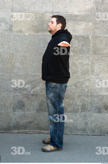 Whole Body Man T poses Casual Average Street photo references