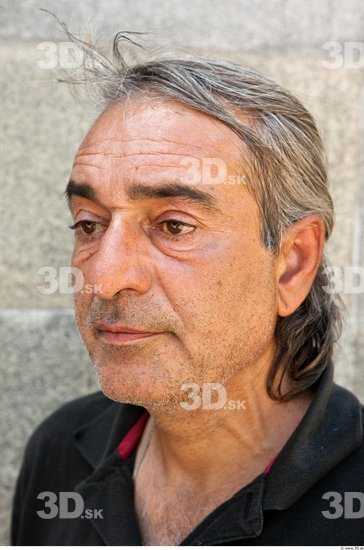 Head Man Casual Average Wrinkles Street photo references