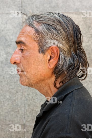 Head Man Casual Average Wrinkles Street photo references