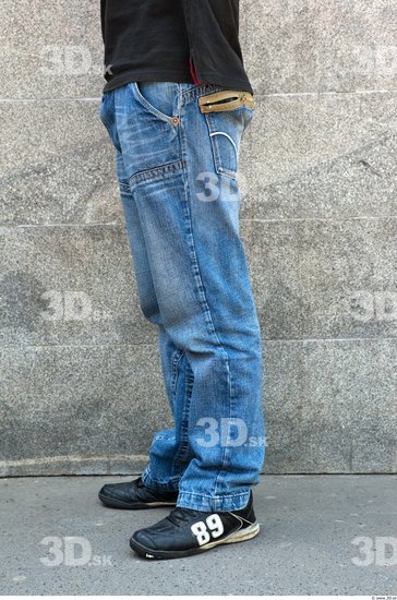 Leg Man Casual Jeans Average Street photo references