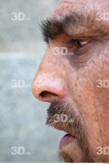 Nose Casual Average Bearded Street photo references