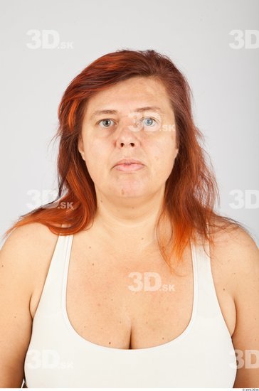 Head Woman White Average Wrinkles Female Studio Poses