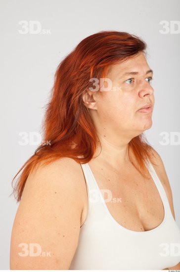 Head Woman White Average Wrinkles Female Studio Poses